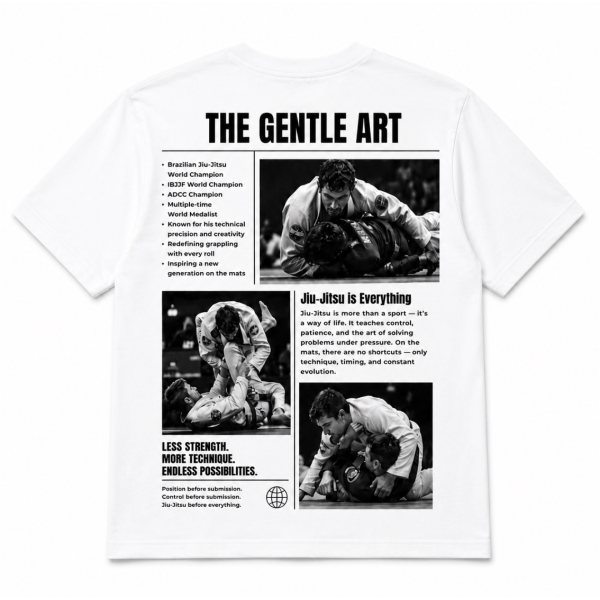 ФУТБОЛКА GFT THE GENTLE ART WHITE